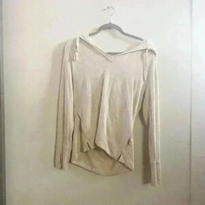 Athleta‎ cream hoodie medium